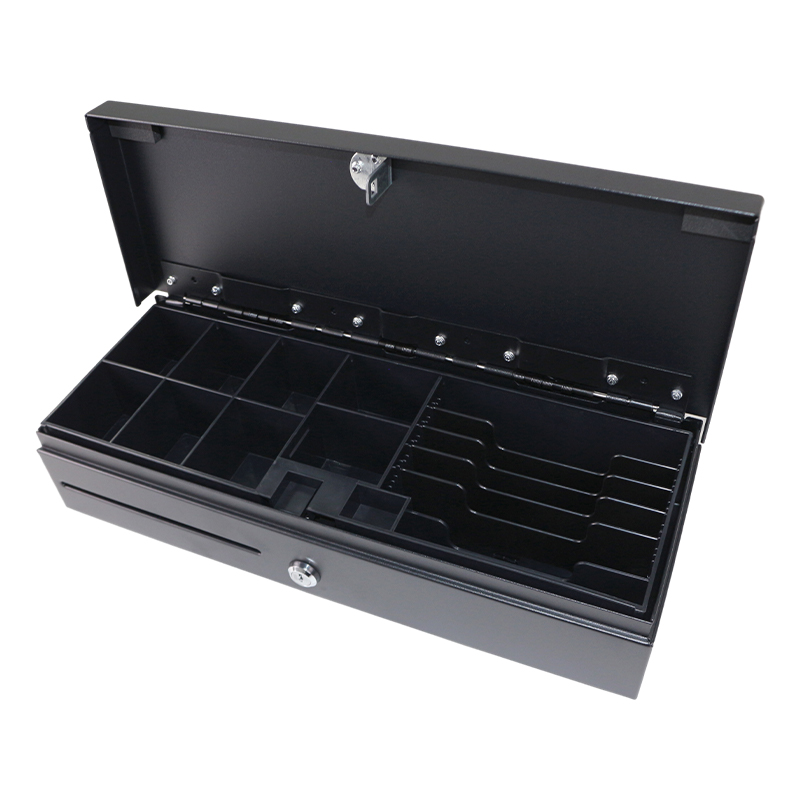 Cash Drawer Pos - ลิ้นชักเก็บเงินสำหรับระบบขายหน้าร้าน (POS) รองรับธนบัตร 6 ช่อง/เหรียญ 8