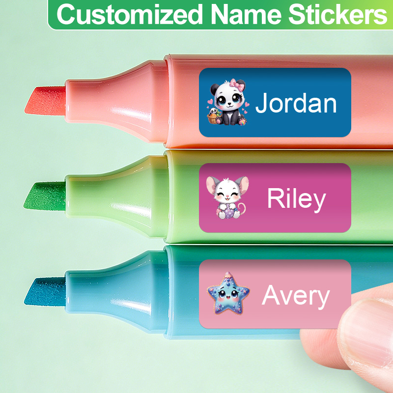 Tech Office Names - สติกเกอร์ชื่อส่วนตัว - สติกเกอร์ติดเองที่ทันสมัยสำหรับสมุดบันทึก, เคสอุปกรณ์เทคโนโลยี และแฟ้มเอกสารสำนักงาน |