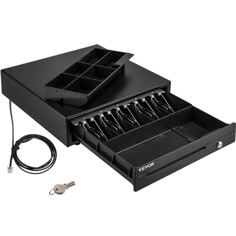 Cash Drawer Pos - ลิ้นชักเก็บเงิน 16 นิ้ว 12 โวลต์ สำหรับระบบ