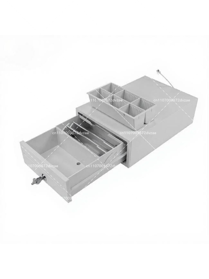 Cash Drawer Pos - ลิ้นชักเก็บเงิน POS, กล่องเก็บเงินพร้อมกุญแจสำหรับเคาน์เตอร์แคชเชียร์, ลิ้นชักเก็บเงินสำหรับเครื่อง POS