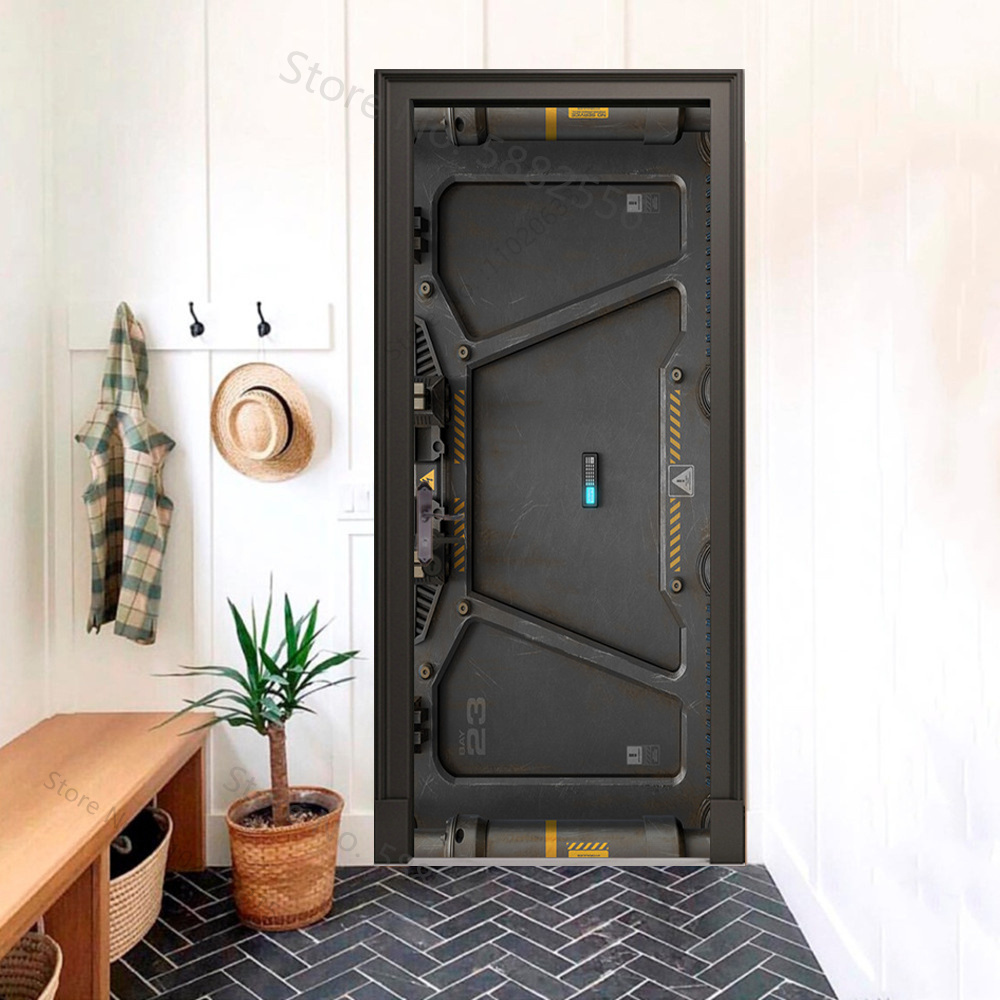 วอลล์เปเปอร์ประตูอะนาล็อกสีดํา - Office Tech Decor บทวิจารณ์และราคา