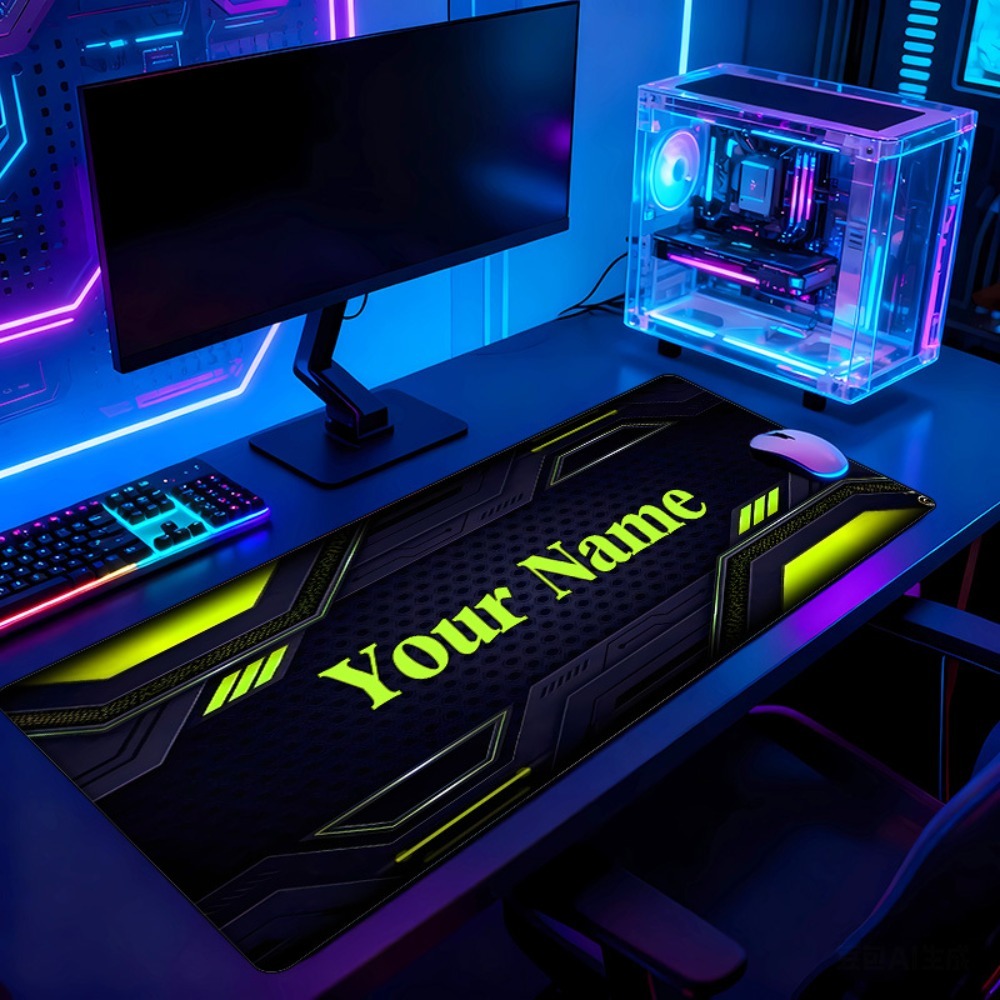 แผ่นรองเมาส์ปรับแต่งได้ลายเทรน - Tech Office Names บทวิจารณ์และราคา