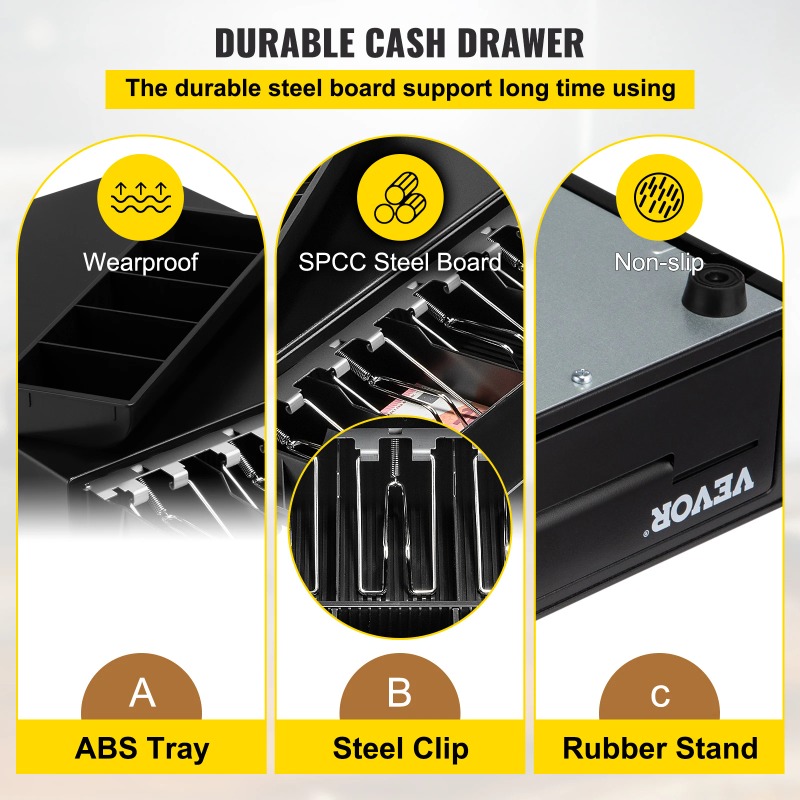 ลิ้นชักเก็บเงิน 16 นิ้ว 12 โวล - Cash Drawer Pos บทวิจารณ์และราคา