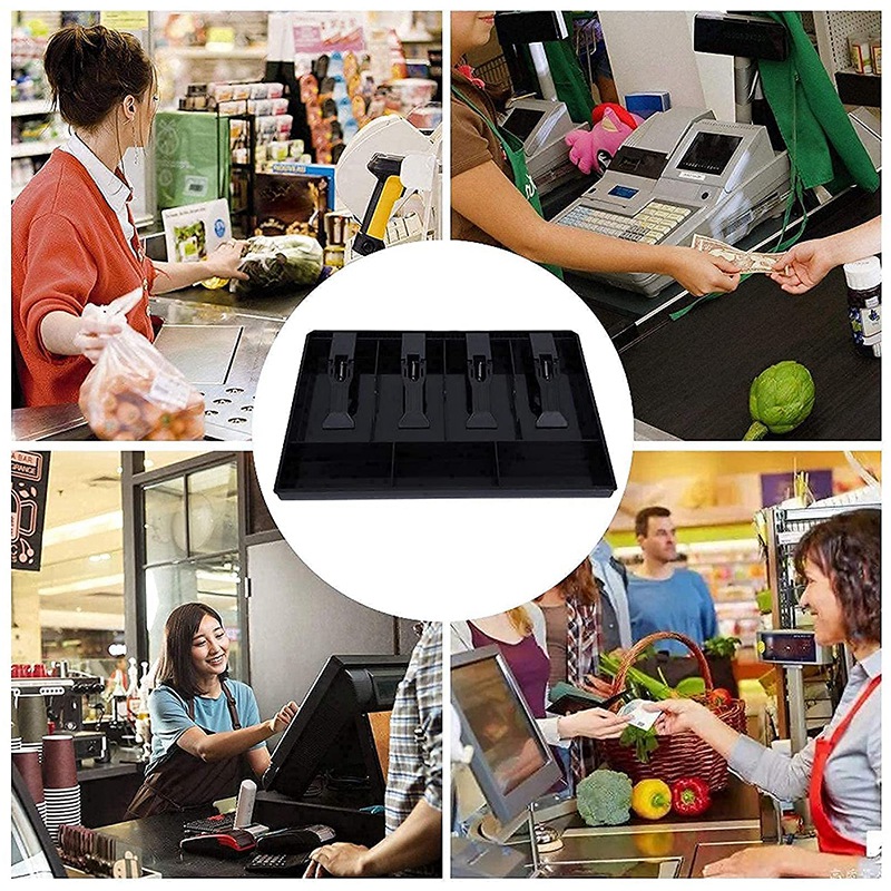 ลิ้นชักลงทะเบียนเงินสดถาดใส่เง - Cash Drawer Pos บทวิจารณ์และราคา